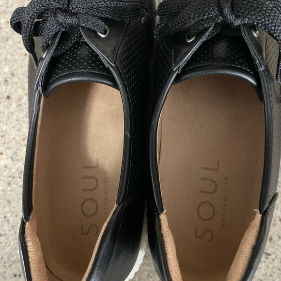 Soul Naturalizer Women’s Topaz2 Black Oxford Lace Up Sneaker Size 10W - Picture 8 of 10